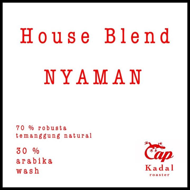 

House Blend Kopi Susu 70% Robusta 30%Arabika 1 Kg Original Best Seller