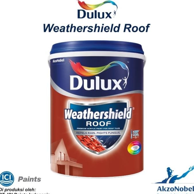 CAT GENTENG DULUX WEATHERSHIELD ROOF 2.5 LT