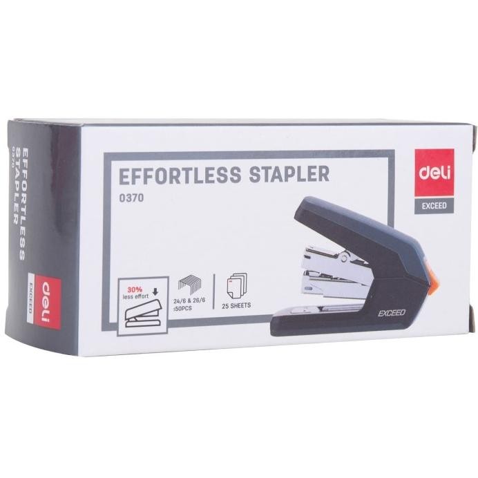 

Staper Deli 30% Effortless Stapler E0370 Black - Patent Product murah