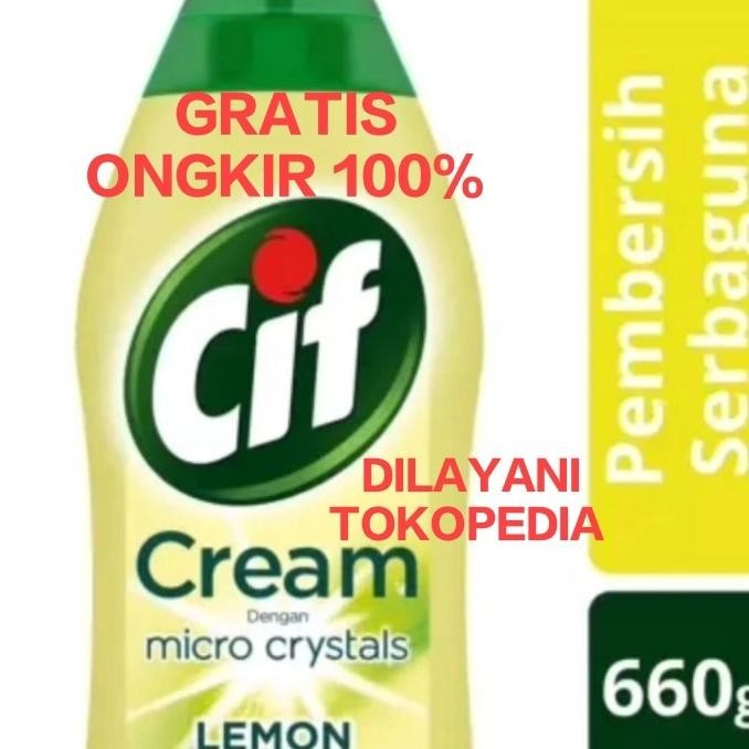 CIF Cream Lemon 660gr (Krim Pembersih Serbaguna) murah