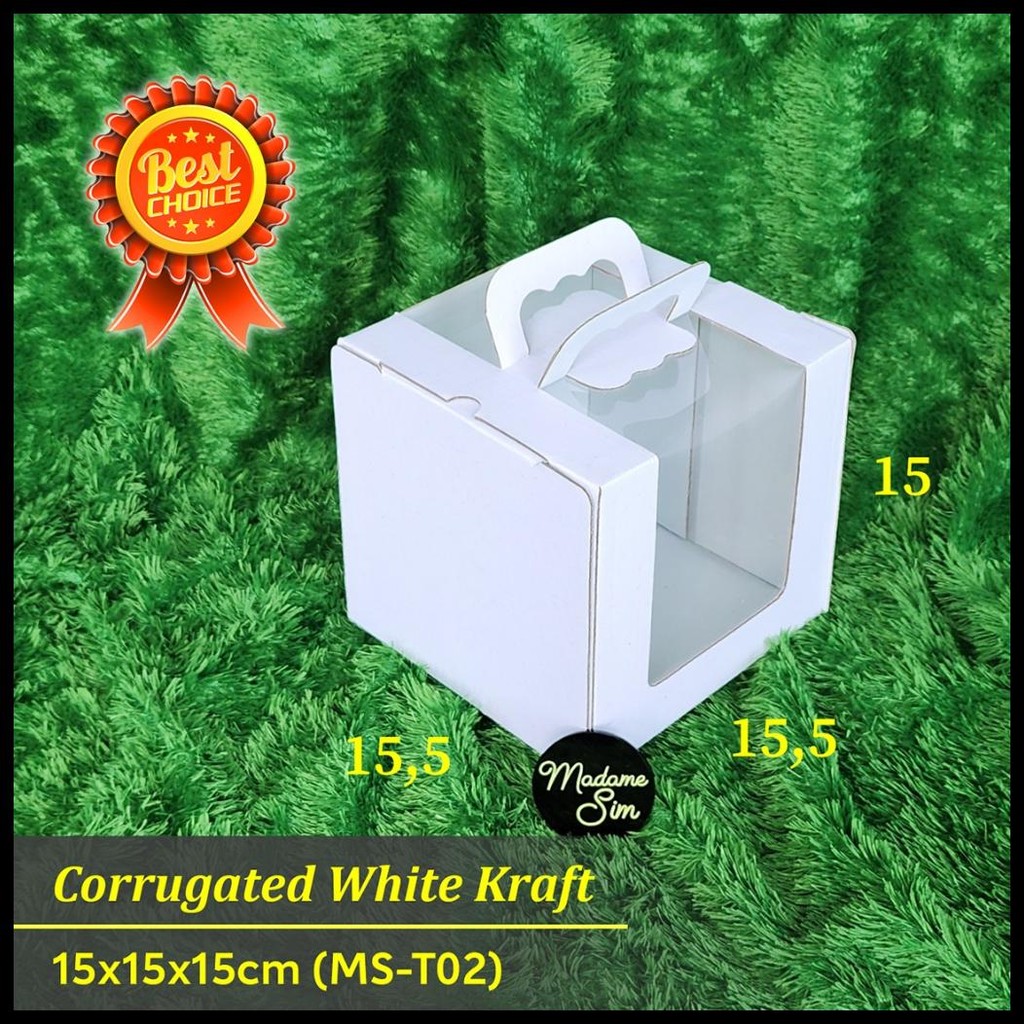 

Ready Korean Cake Box - Dus Gable - Kotak Kado 15X15X15 - Ms-T02 - Wk (Isi : 10 Pcs) {Terlaris|Best Seller}