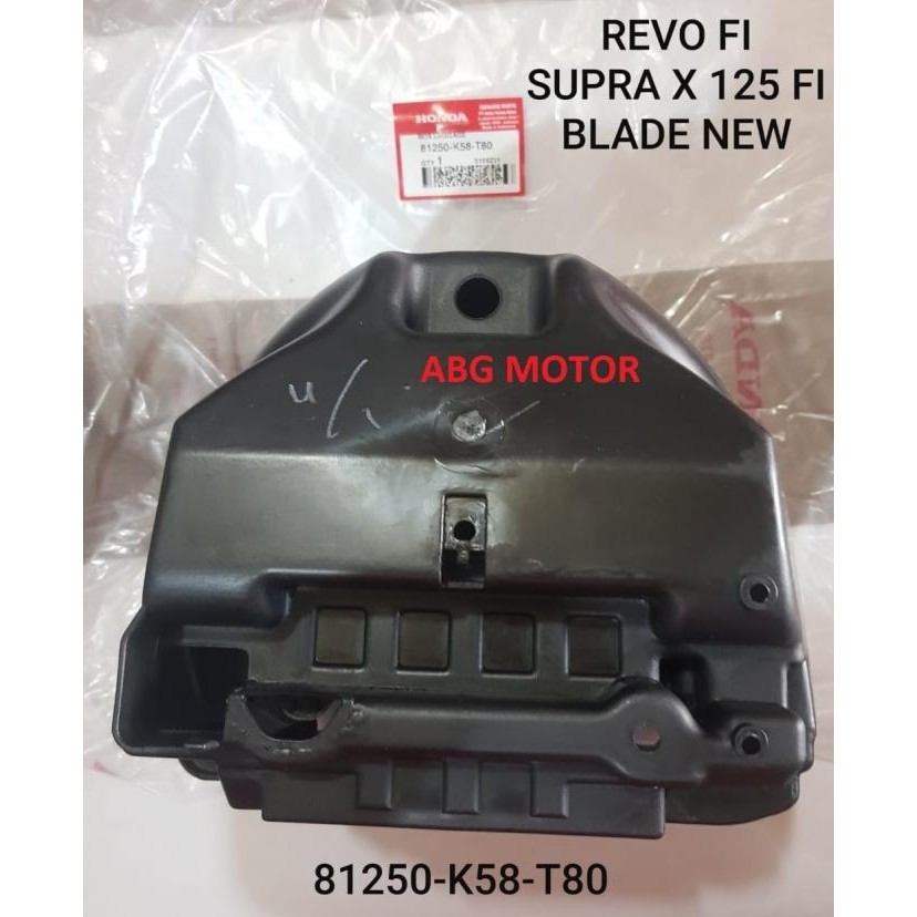 BOX BAGASI HELM HONDA REVO FI BLADE NEW SUPRA X 125 FI INJEKSI ORI