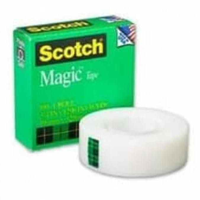

Scotch magic tape 8103/4inx 36 yard merek 3m murah
