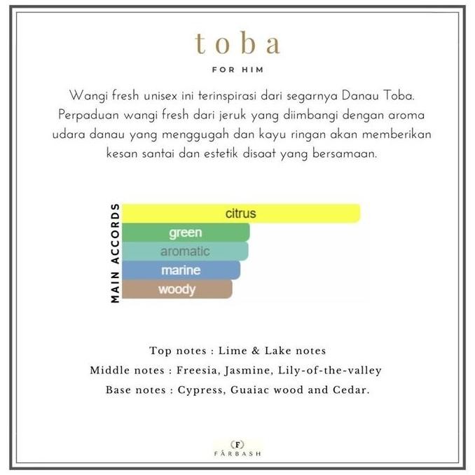 Farbash Parfum TOBA Parfum Pria INSPIRED 30ML Diskon Promo