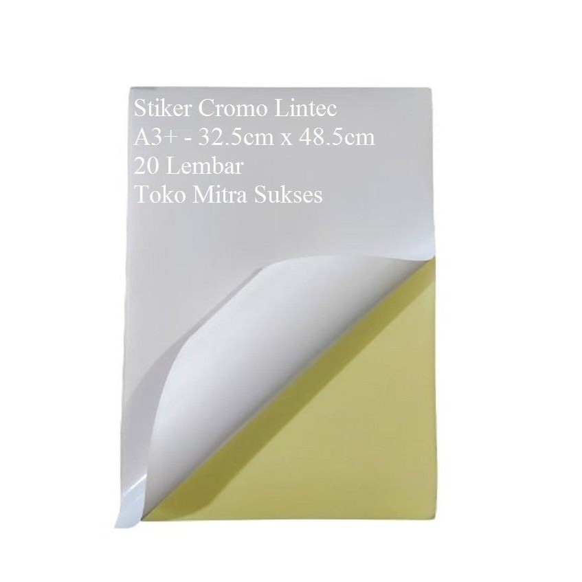 

Stiker Cromo A3+ - 32.5cm x 48.5cm isi 20 Lembar murah