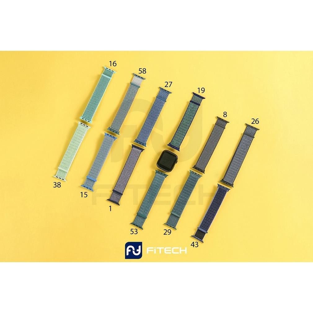 [UO] [PREMIUM] 1 FITECH Strap Smart Watch NYLON WOVEN Series 3 4 5 6  HW12 HW16 T500+PRO W26 IWO8 Pr
