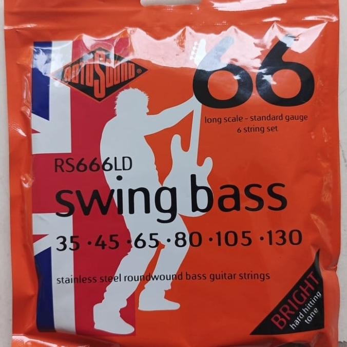 Senar Bass Rotosound Swing Bass Series 6 String Stainless Steel Co