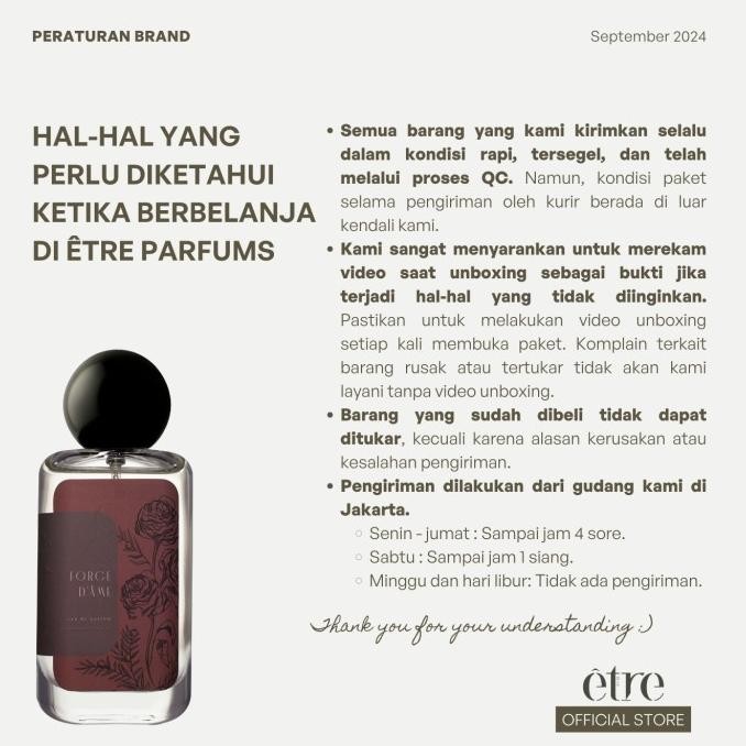 Etre Parfums Force d Ame (Eau de Parfum / 50 ML) Diskon Promo