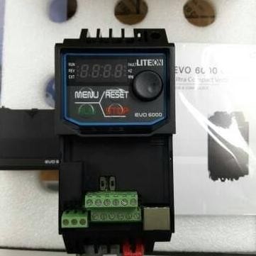 Paket Motor Induksi Ac 3 Phase 1 Hp+Gearbox+Inverter Input 1 / 3 Phase New Stok