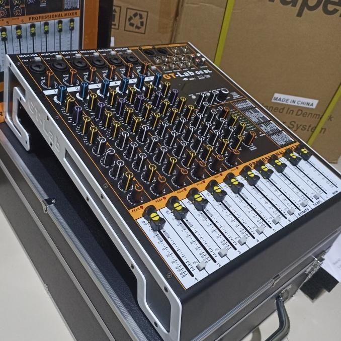Mixer Gt Lab G6Bl 6 Channel + Compressor Original By Rdw Co