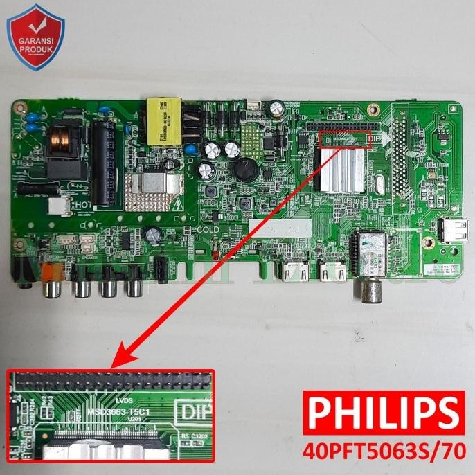 CO Mainboard LED TV Philips 40PFT5063S/70 40PFT5063S 40PFT5063