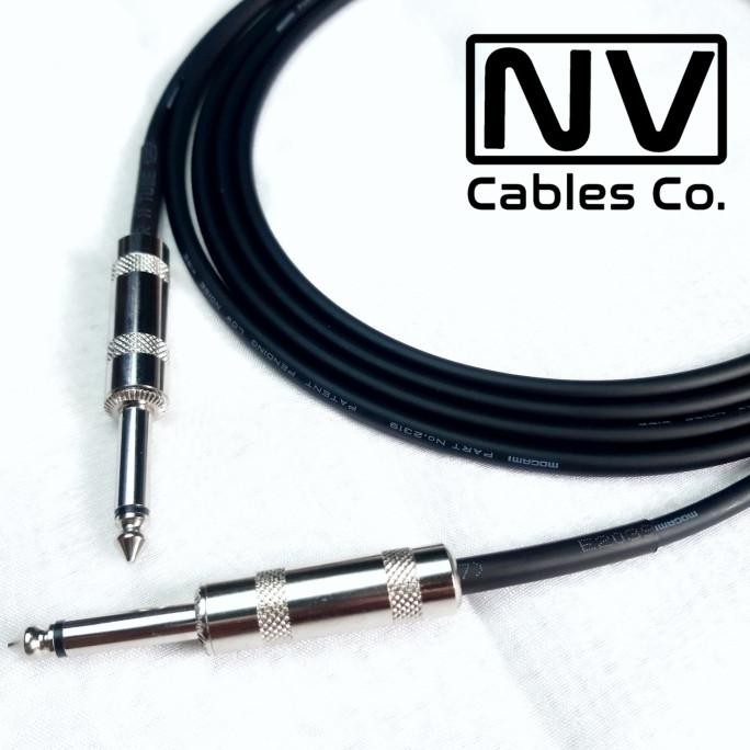 Jack Gitar / Kabel Jek Gitar / Kabel Gitar Mogami Anti Noise, Bagus Co