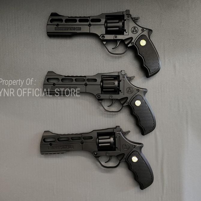 Grosir Doblis Dompis Metal Revolver Rhino Black