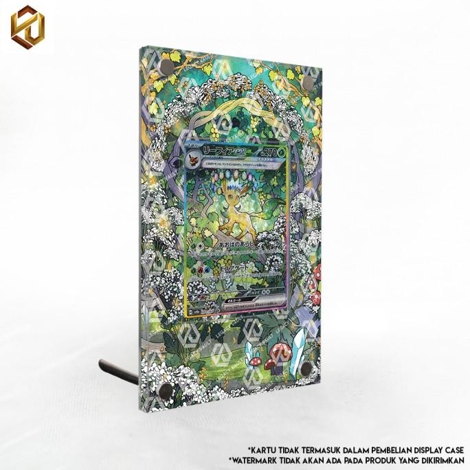 Grosir Leafeon Ex Sar Terastal Festival - Pokemon Extended Art Display Case - Legacy Vault