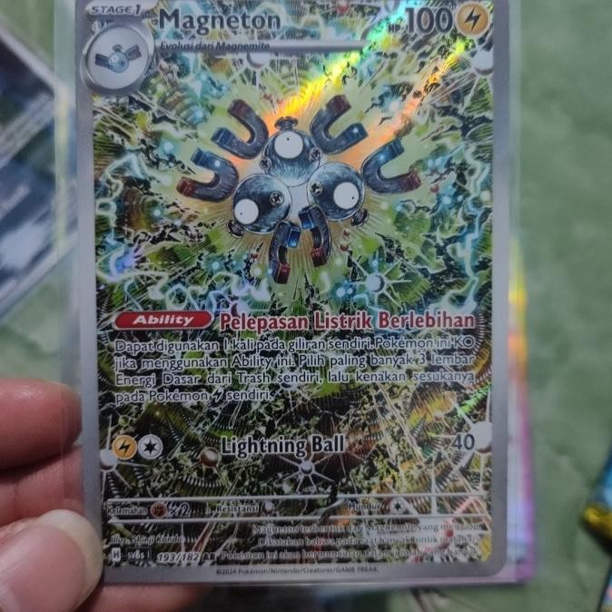 Promo Pokemon Tcg Indoneisa - Magneton Ar Sv8S