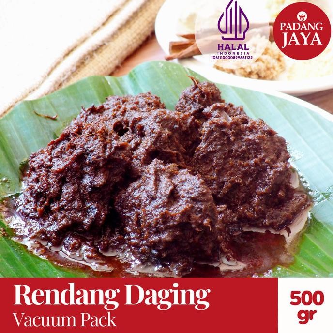

Rendang Daging Sapi Padang Jaya Ukuran 500gr