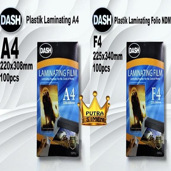 

Plastik Laminating DASH A4 / F4