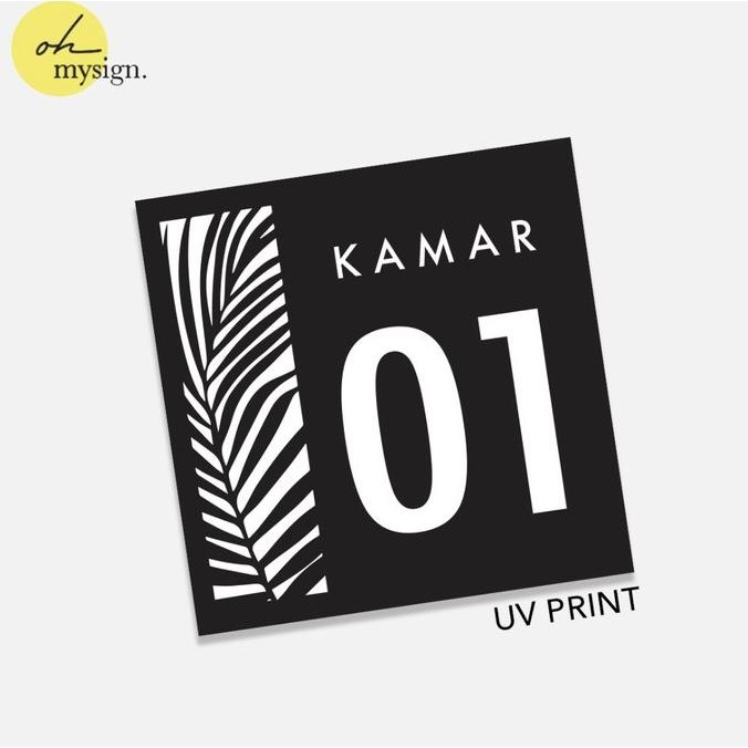 

[Good] Custom Nomer Kamar Akrilik Untuk Kost / Villa / Hotel / Penginapan UV Print
