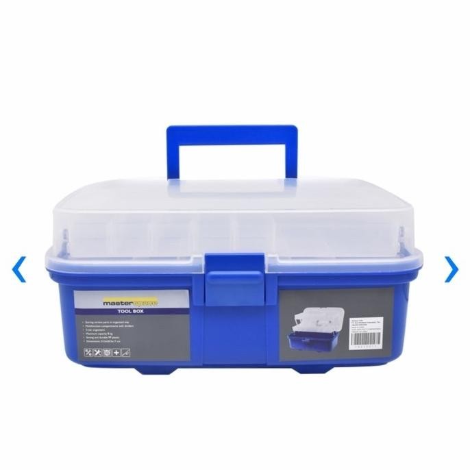MASTERSPACE KRISBOW KOTAK PERKAKAS/TOOL BOX TAMIYA PLASTIC 2 SUSUN