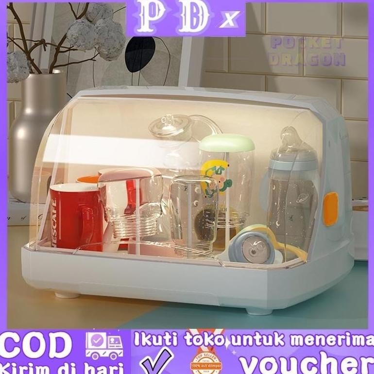 Sterilisasi UV Botol Bayi Sterilisasi Pengering Botol Bayi Rumah Sterilisasi Desktop Tahan Debu Tutu