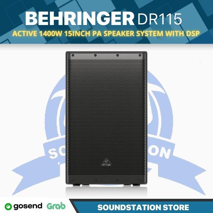 Sale Behringer Dr115 Active 1400W 15Inch Speaker With Dsp - Spiker Aktif