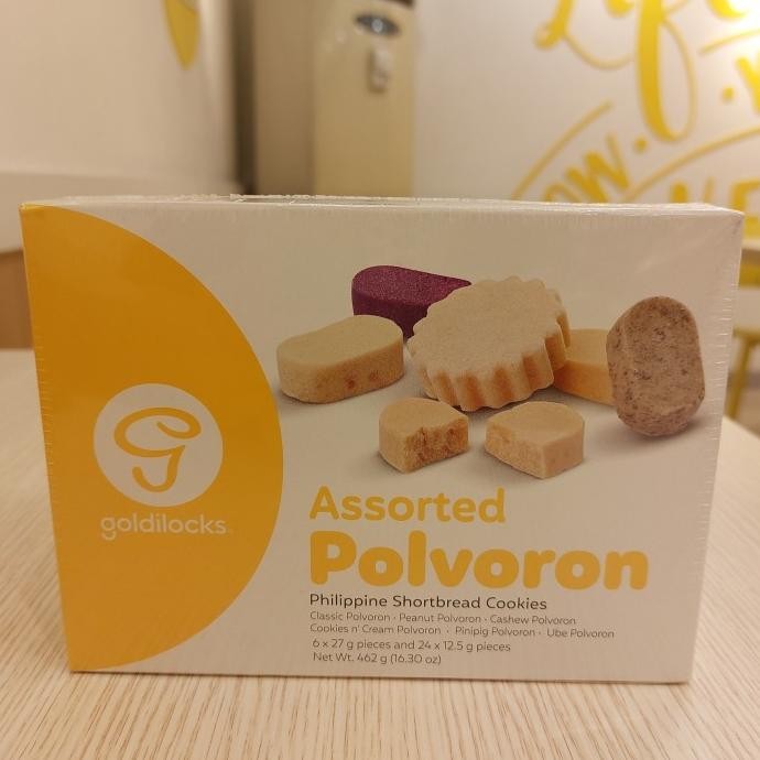 

Goldilocks Polvoron Assorted Original Filipina Isi 18pcs