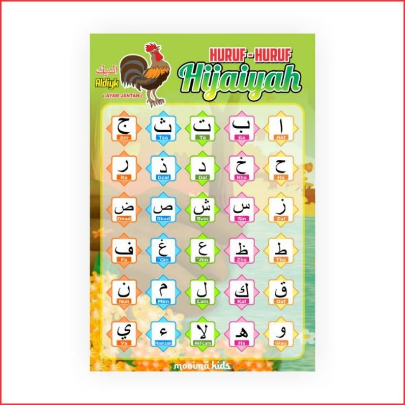 

Sale Poster Edukasi Anak Huruf Hijaiyah Best Seller