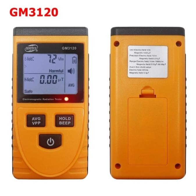 Detektor Radiasi Elektromagnetik Digital Detector Meter Dosimeter Test