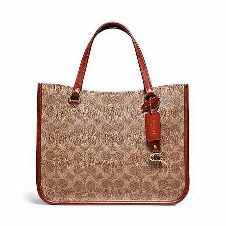 Sale Tyler Carryall 28 In Signature Canvas Tan Rust