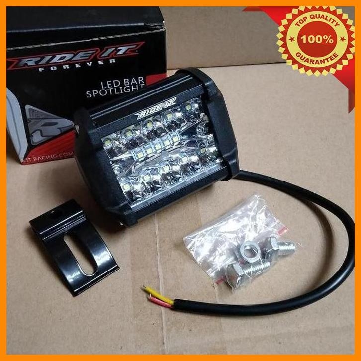 [GAZ] LAMPU TEMBAK SOROT LED CREE 15 MATA RIDE IT UNIVERSAL MOBIL MOTOR FOG LAMP