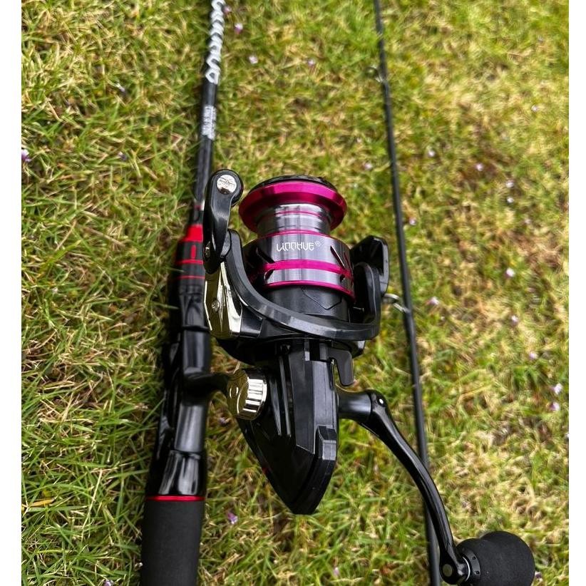 REEL PANCING LINNHUE PANCING SET CARBON PANCING SET LENGKAP UNTUK MEMANCING