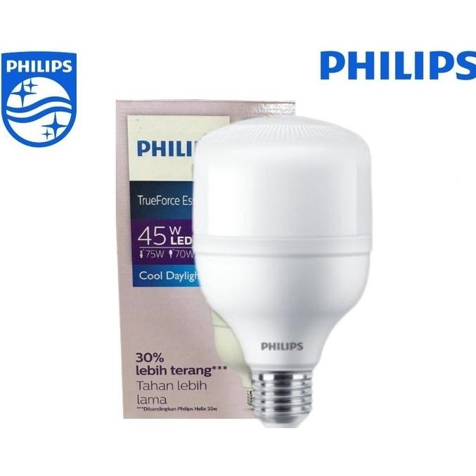 Lampu led bohlam kapsul Philips Trueforce tforce putih 45 Watt bkan 50