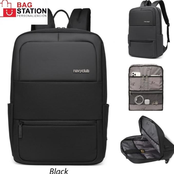 TAS RANSEL LAPTOP PRIA WANITA BACKPACK BODYPACK NAVY CLUB ORIGINAL