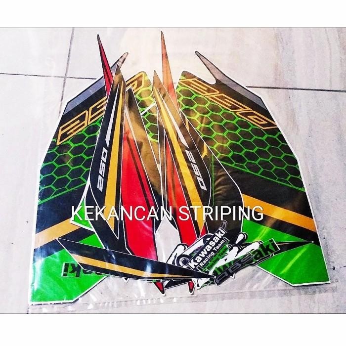 Striping New Ninja 250Fi Livery Krt Hijau Original Dan Terpercaya