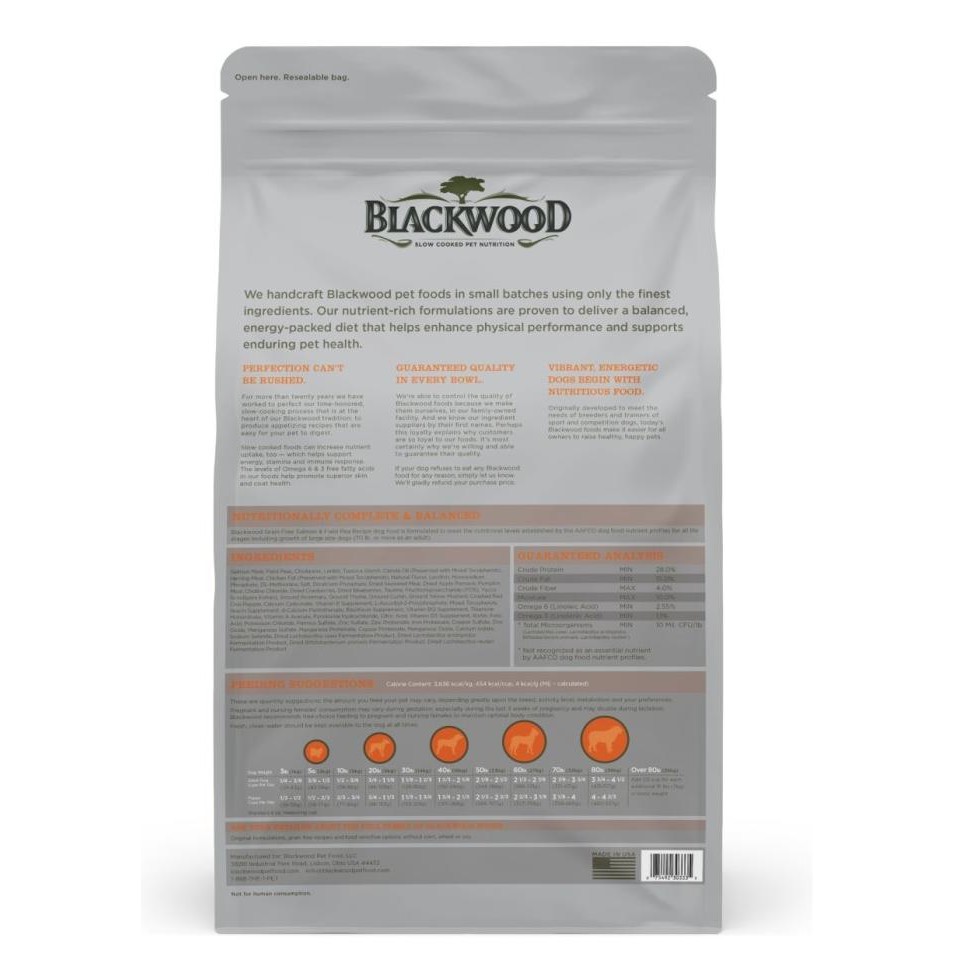 Sale Dog Food Blackwood Grain Free Salmon 6,8 Kg (Bw20) / Dog Food Grain Free / Dog Food Blackwood