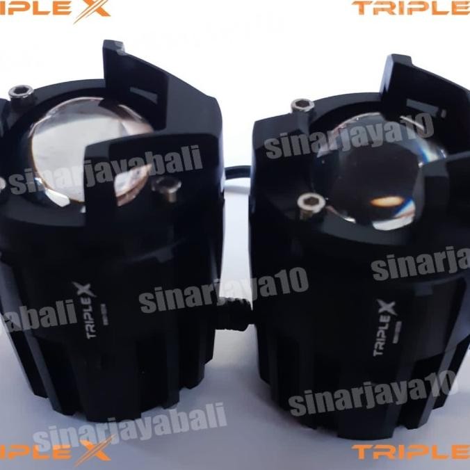 BEBAS ONGKIR - triple x lampu m5 m 5 led laser foglamp kabut terang tembak sorot