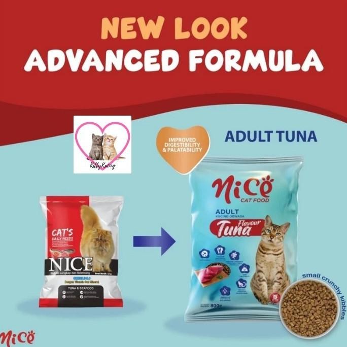 Promo Nice Tuna Seafood Makanan Kucing 8Kg Isi 10