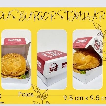 

Kardus Burger isi 50 pcs murah