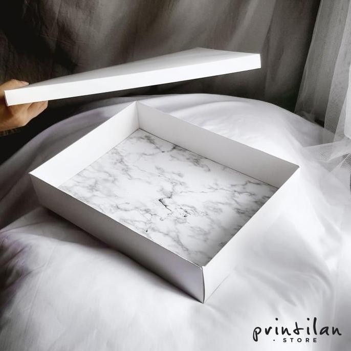 

[PAKET 4 PCS] BOX LETTER CAKE 30x40 CM [BOX SAJA] /DUS KUE PUTIH TEBAL murah