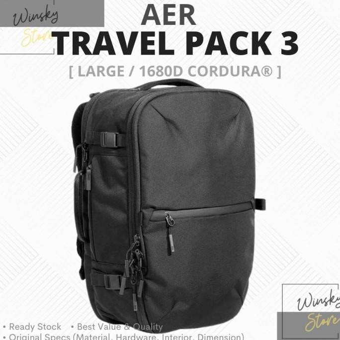 TERMURAH - AER Travel Pack 3 Cordura 1680D Large - Backpack Bag/Tas EDC