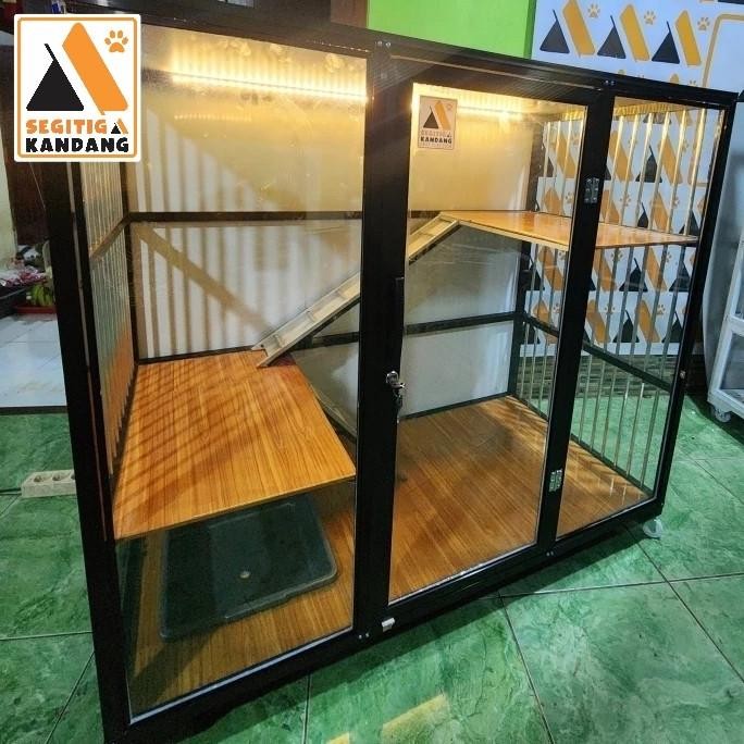 Promo Kandang Kucing Aluminium 1 Pintu Sultan
