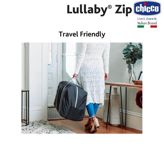 Grosir Chicco Lullaby Zip Playard Portable Baby Crib / Tempat Tidur Bayi / Kasur Bayi / Ranjang Bayi