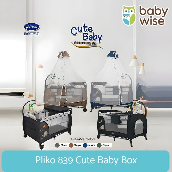 Promo Pliko 839 Cute Baby Box - Ranjang Tempat Tidur Bayi