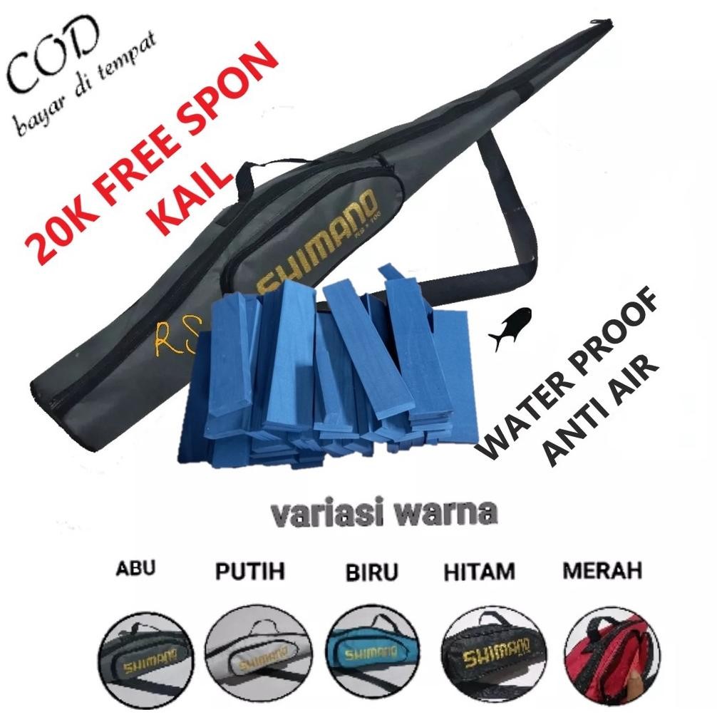 OBRAL BONUS SPON KAIL TAS PANCING URAH 1 JORAN REEL JUMBO  UKRAN 80CM 100CM 120CM WATERPROOF BAHAN T