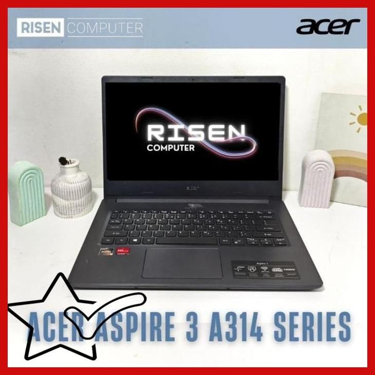 [SLS] Second LAPTOP ACER ASPIRE 3 A314 SERIES AMD Ryzen 3 3250U RAM 8GB SSD 256GB Notebook 14inch Se