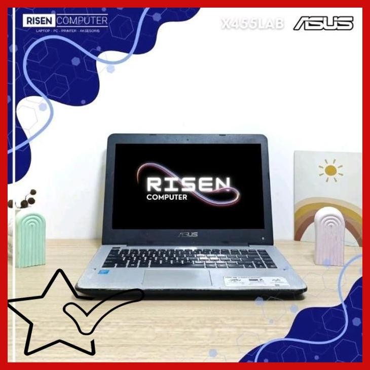 [SLS] Second LAPTOP ASUS X455L Intel Core i3 5005U RAM 4GB SSD 128GB Notebook 14inch Seken Bekas
