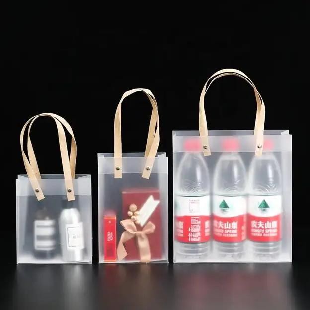 

(Grosir 10buah) Tas Mika Doff Transparan Goodie Bag Premium Hampers murah