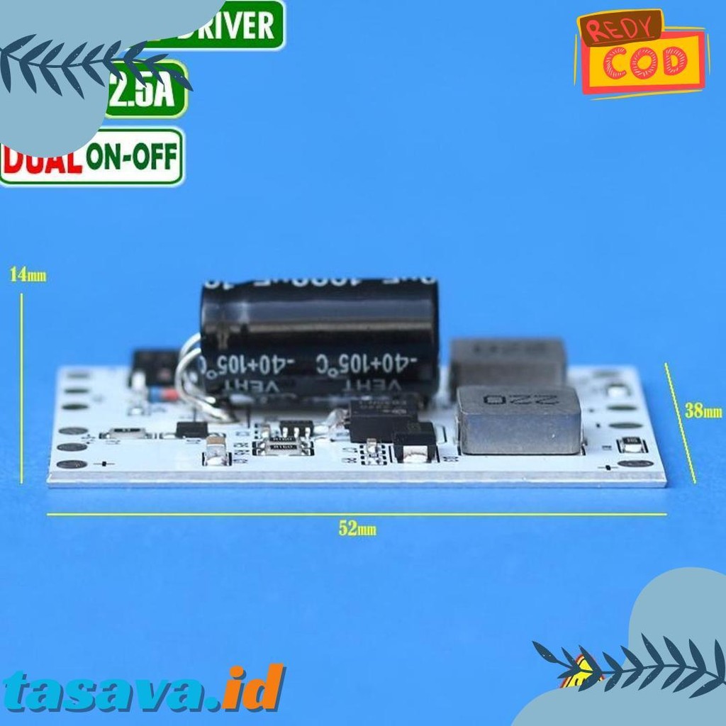 Dual On 2.5A Led Driver Mcp 7070 2X 3570 Sst Xml Biled Laser 12V 24V Terlaris! Produk Ini Banyak Dic