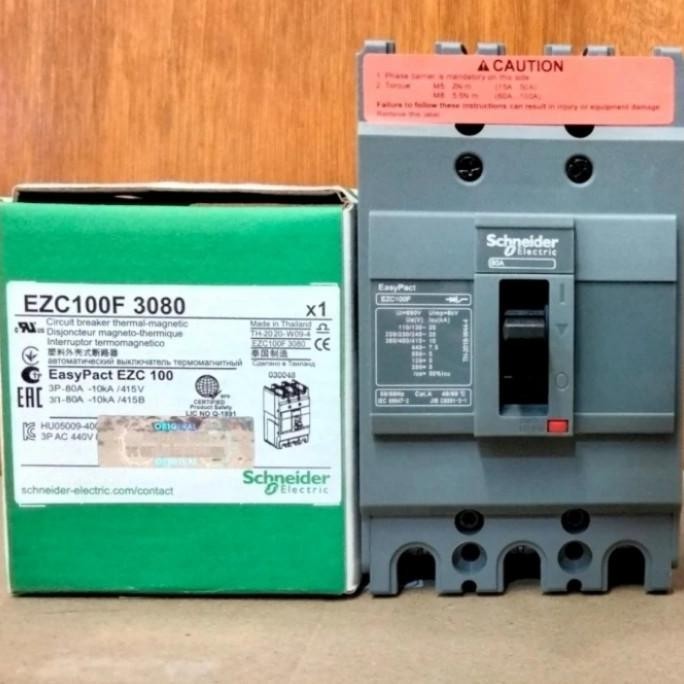 Mccb Ezc100F 3P 50A / Mccb Breaker 3Phase 50A New Stok