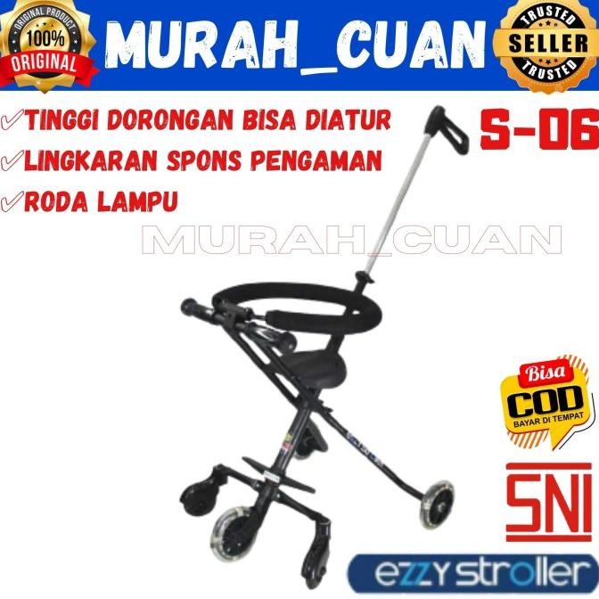 Sale Dorongan Bayi Pmb Ezzy Stroller S O6 Roda 3 Lampu Kursi Dorong Anak